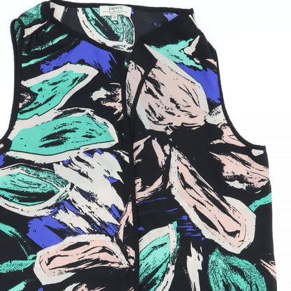 Papaya Womens Multicoloured Geometric  Basic Blouse Size 10