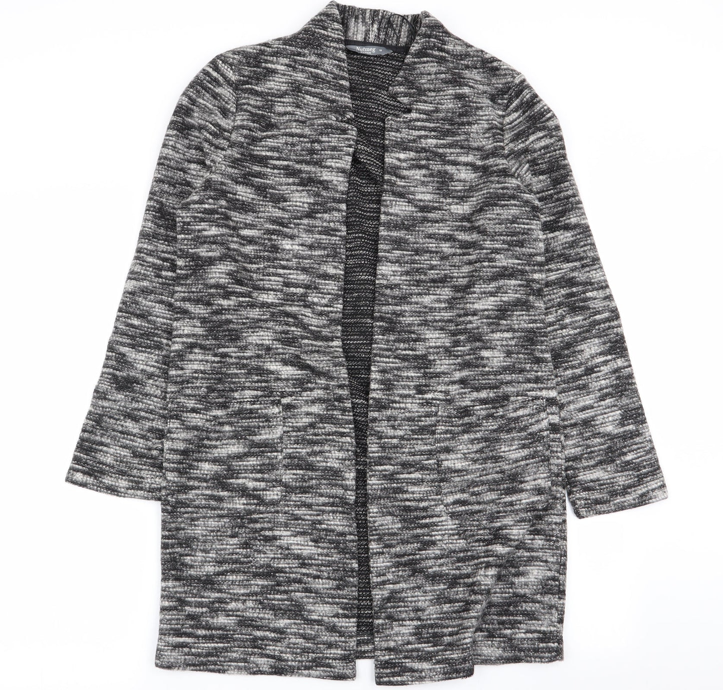 Nutmeg Womens Multicoloured   Overcoat Coat Size 10