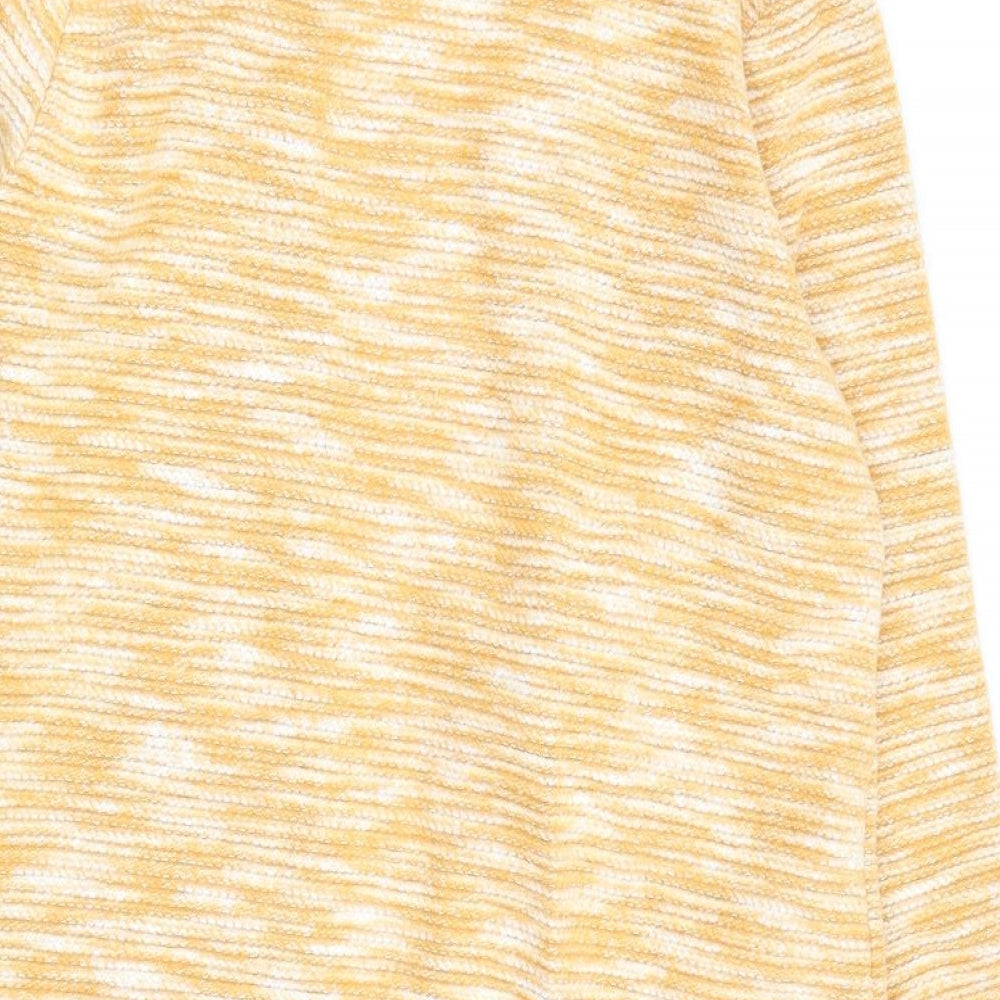 Nutmeg Womens Yellow   Overcoat Coat Size 10