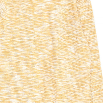 Nutmeg Womens Yellow   Overcoat Coat Size 10