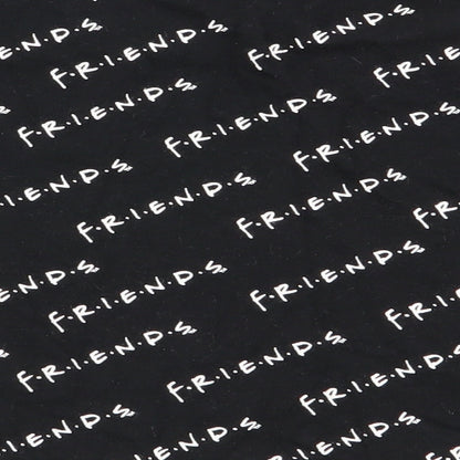 Asda George Girls Black Geometric  Basic T-Shirt Size 10-11 Years  - friends