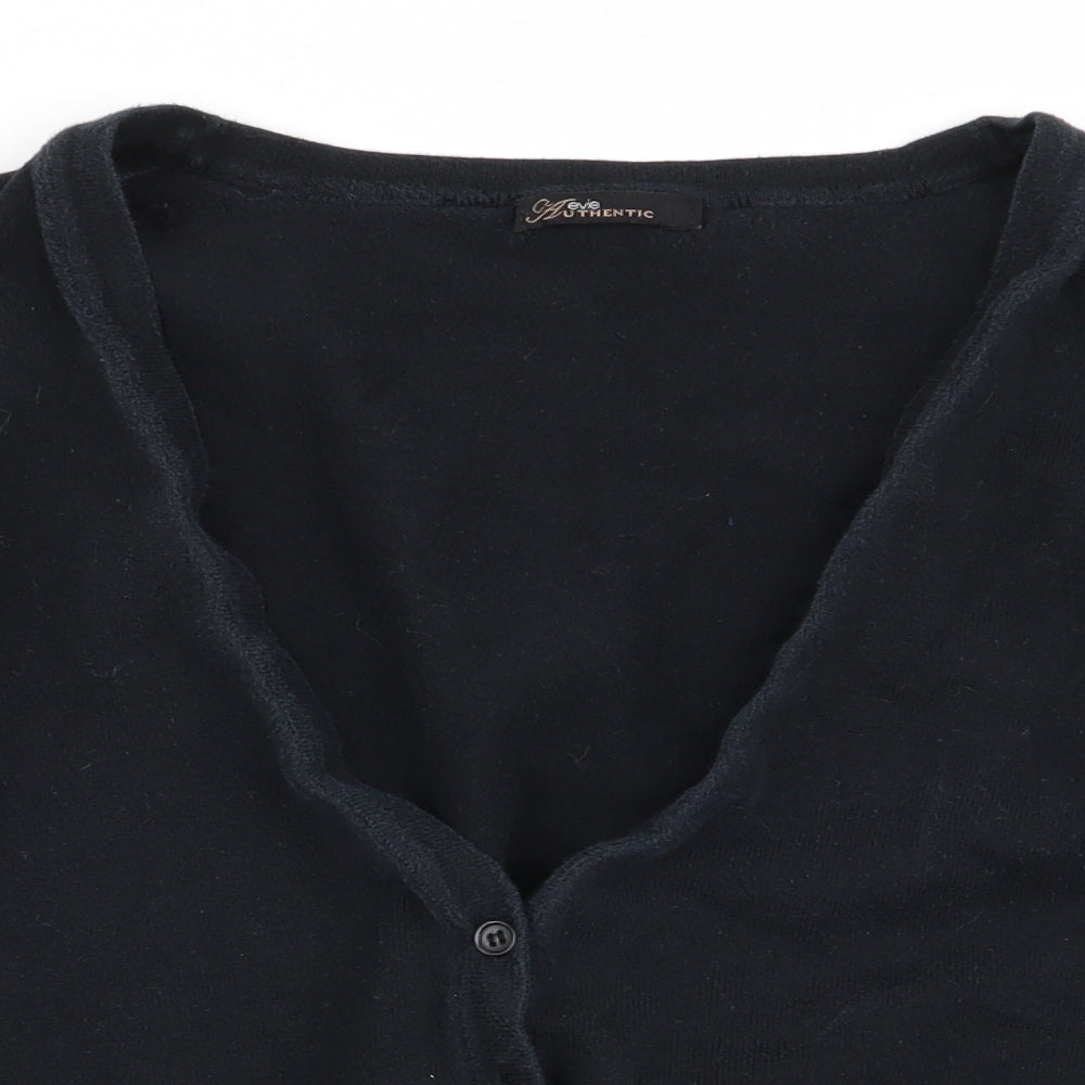 Womens UK Size 14 evie Black Cardigan Jumper