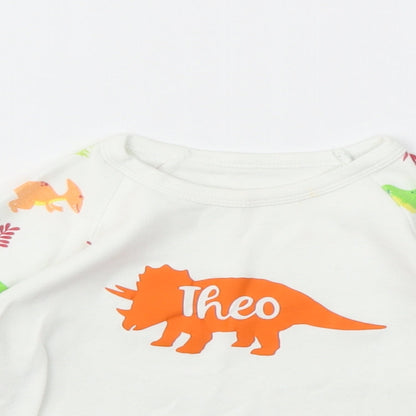 Preworn Baby Multicoloured Animal Print  Capri Pyjama Set Size 12-18 Months