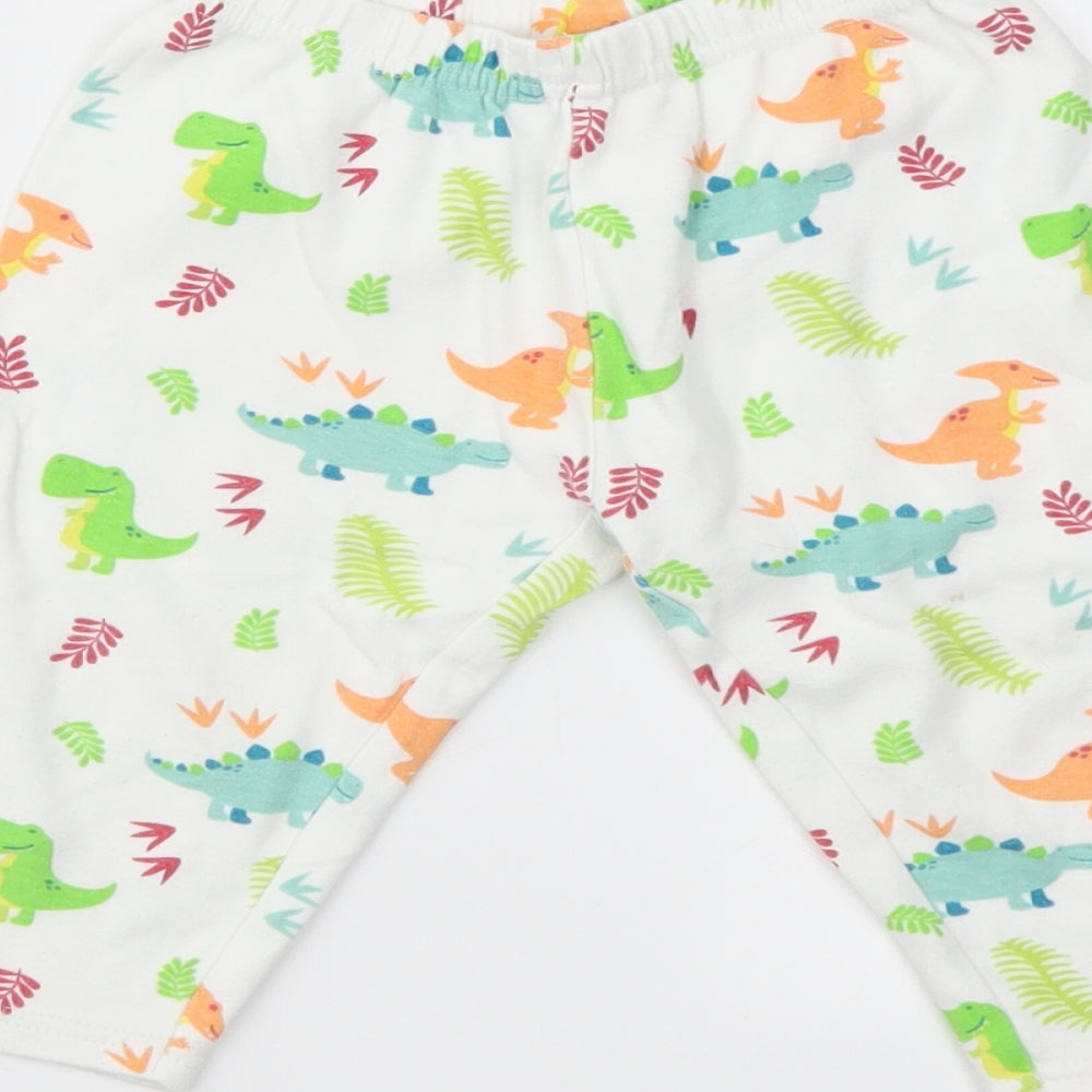 Preworn Baby Multicoloured Animal Print  Capri Pyjama Set Size 12-18 Months