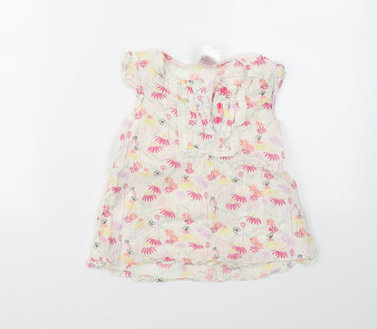 Evie Angel Girls Multicoloured Floral  Basic T-Shirt Size 6 Years
