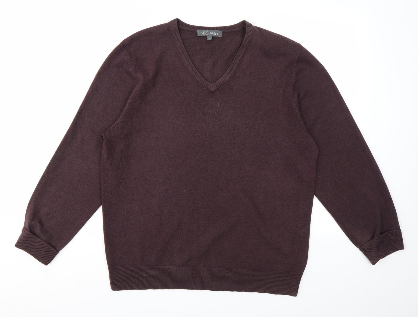 Womens UK Size L M&S Purple Pullover Jumper
