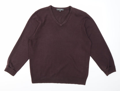 Womens UK Size L M&S Purple Pullover Jumper