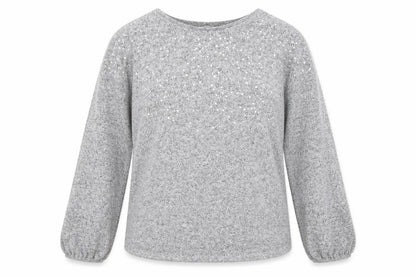 Womens UK Size 14 Papaya Grey Pullover Jumper