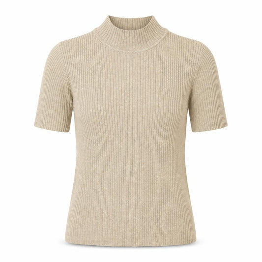 Womens UK Size S Bonmarché Gold Basic T-Shirt