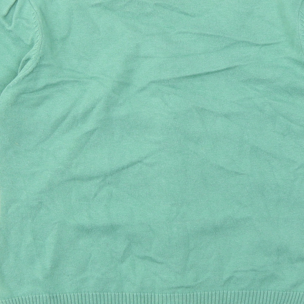 F&F Womens Green   Pullover Jumper Size 10