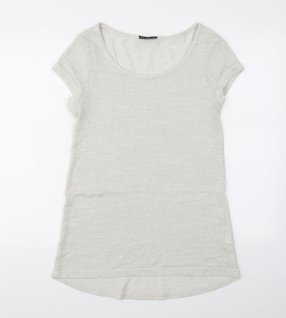 Womens UK Size 10 NEXT Grey Basic T-Shirt
