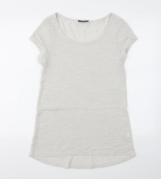 Womens UK Size 10 NEXT Grey Basic T-Shirt