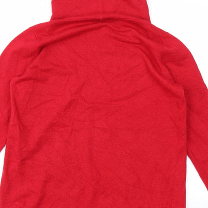 Evolution Womens Red   Pullover Jumper Size M