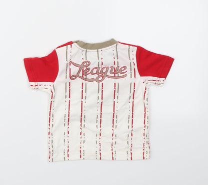Chief Baby Multicoloured Geometric  Basic T-Shirt Size 6-9 Months
