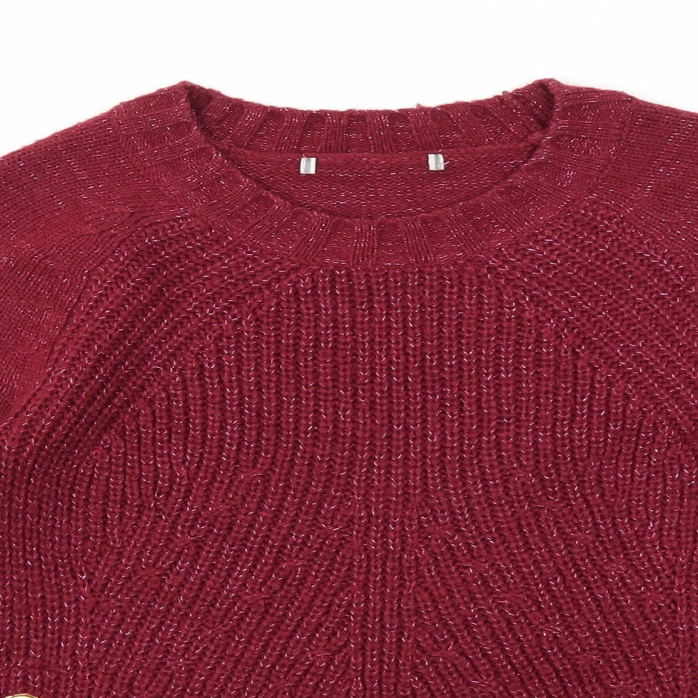 George Womens Pink   Pullover Jumper Size 8