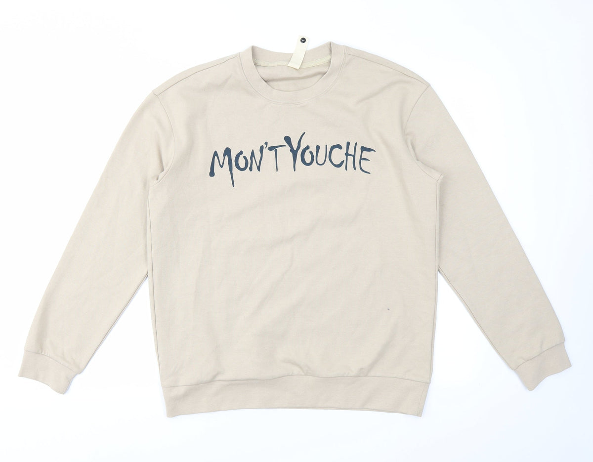 Additional front view of EAST.DAY women’s beige jumper, size L