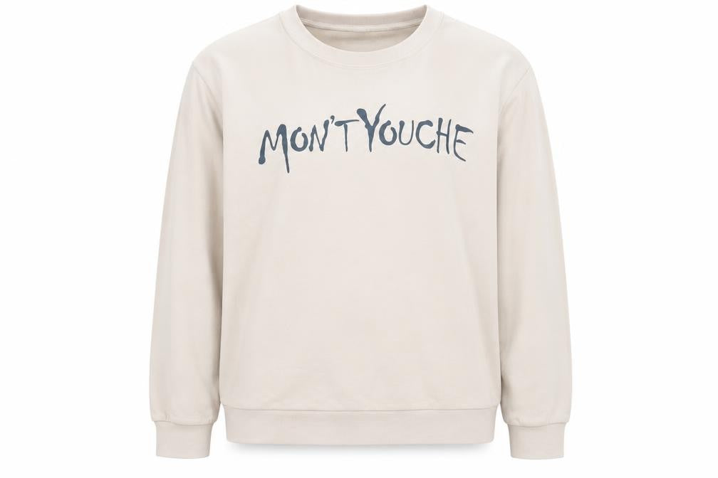 Front view of EAST.DAY women’s beige jumper, size L