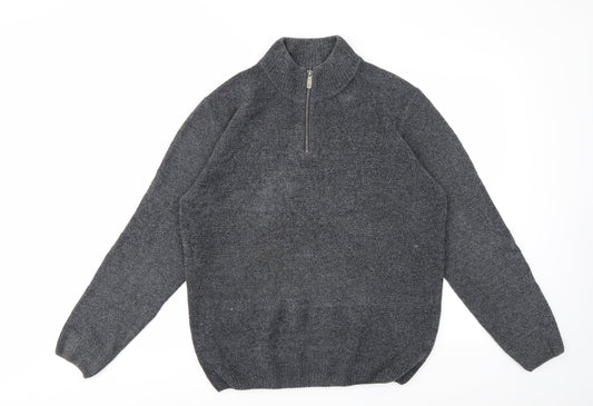 Mens UK Size M Matalan Green Pullover Sweatshirt