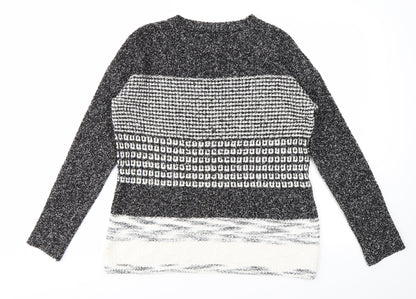Womens UK Size S Matalan Grey Pullover Jumper