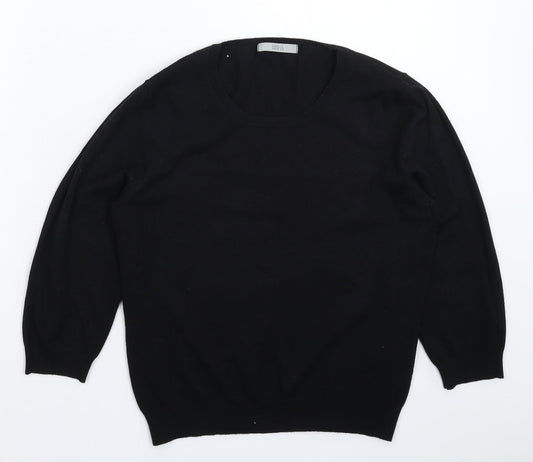 Womens UK Size 14 Marks and Spencer Black Pullover Jumper