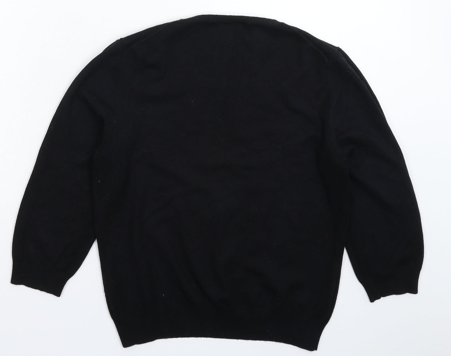 Womens UK Size 14 Marks and Spencer Black Pullover Jumper