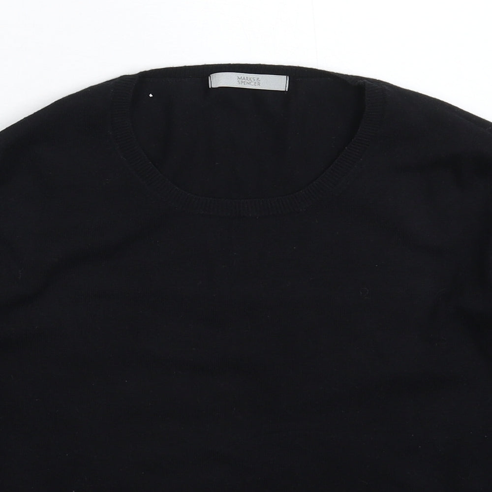 Womens UK Size 14 Marks and Spencer Black Pullover Jumper