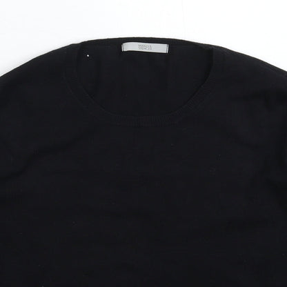 Womens UK Size 14 Marks and Spencer Black Pullover Jumper