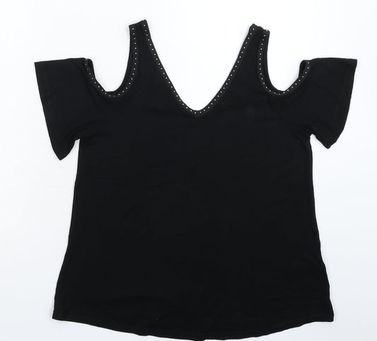 F&F Womens Black   Basic Tank Size 10