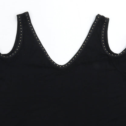 F&F Womens Black   Basic Tank Size 10
