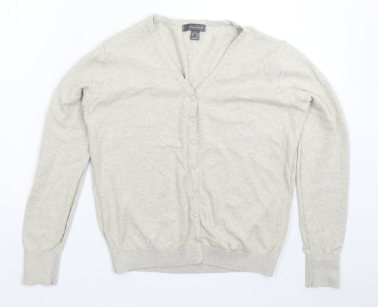 Primark Womens Grey  Knit Cardigan Jumper Size 20