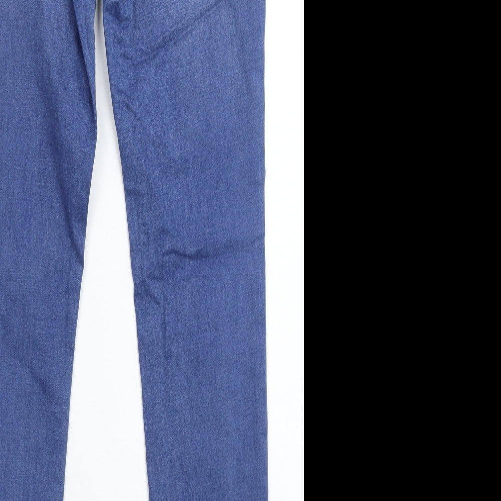 Denim & Co. Womens Blue  Denim Skinny Jeans Size 10 L28 in