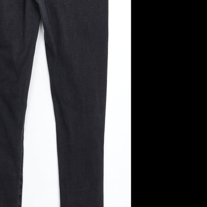 Denim 365 Womens Black  Denim Jegging Jeans Size 10 L26 in