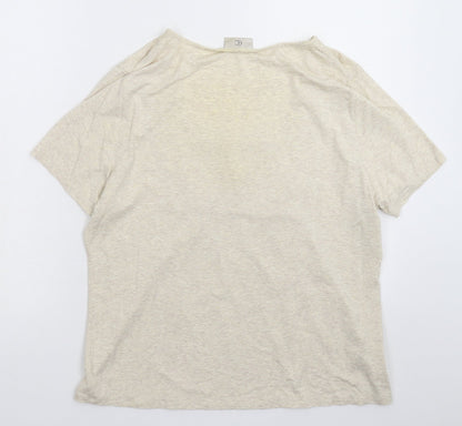 Womens UK Size XL Country Casuals Grey Basic T-Shirt