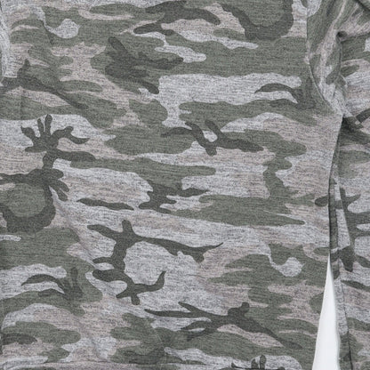 DX London Womens Grey Camouflage Knit Pullover Jumper Size L
