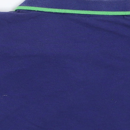 Brand and care label for Blue Zoo Baby Blue Basic Polo, size 0-3, Months