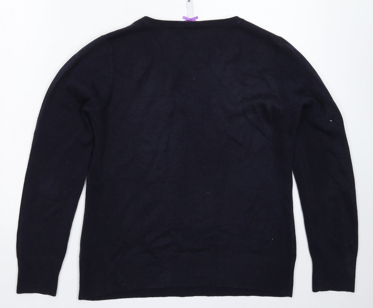 Womens UK Size 12 BHS Blue Pullover Jumper