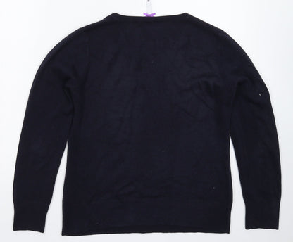Womens UK Size 12 BHS Blue Pullover Jumper