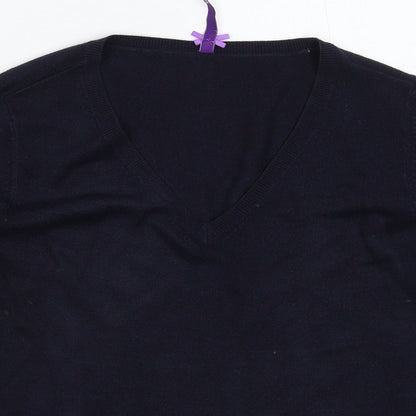 Womens UK Size 12 BHS Blue Pullover Jumper