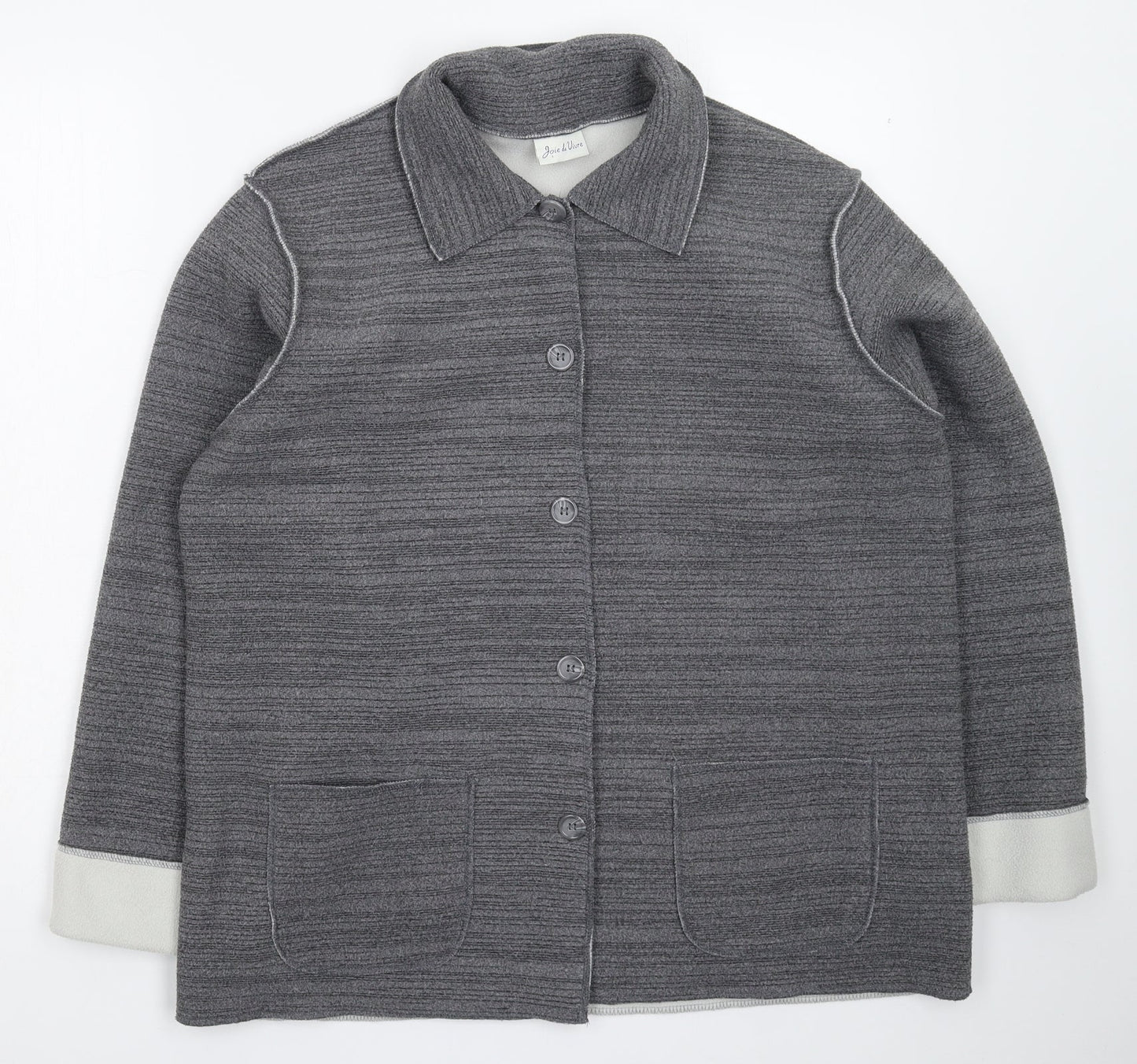 Womens UK Size M Joie de Vivre Grey Jacket
