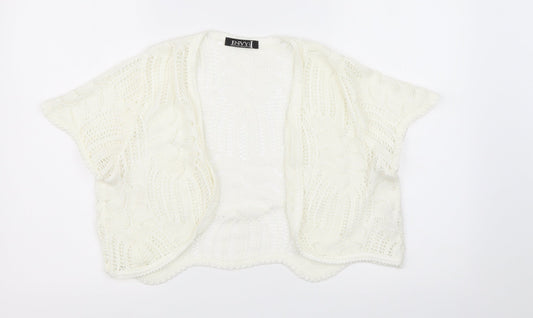 Envy Womens White   Cardigan Jumper Size XL