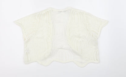 Envy Womens White   Cardigan Jumper Size XL