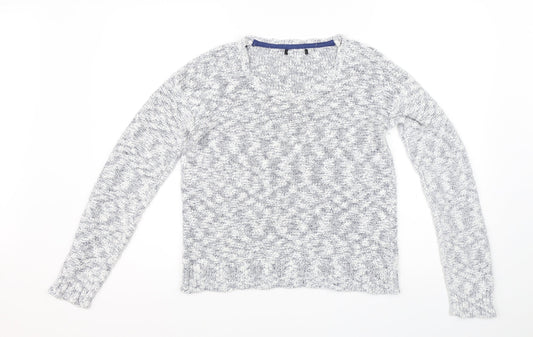 Womens UK Size 14 M&Co Grey Pullover Jumper