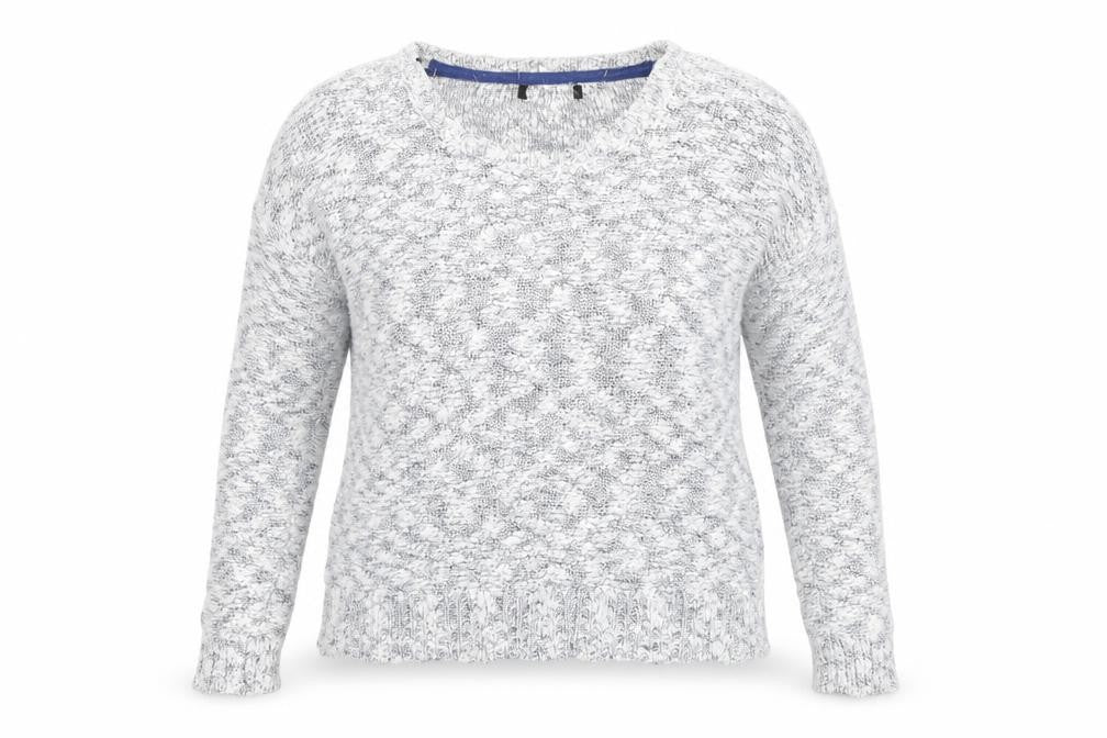 Womens UK Size 14 M&Co Grey Pullover Jumper