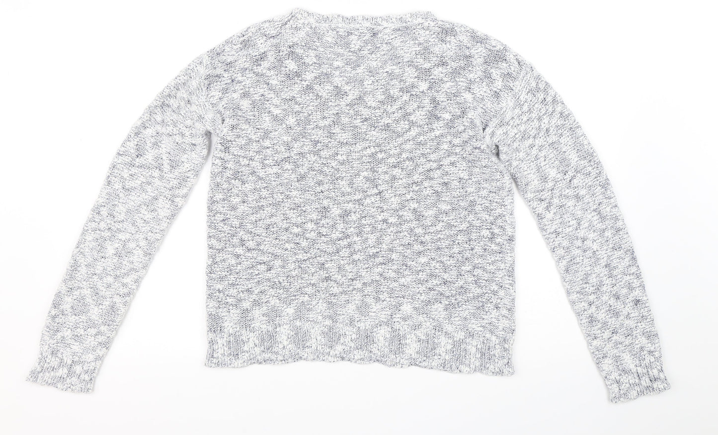 Womens UK Size 14 M&Co Grey Pullover Jumper