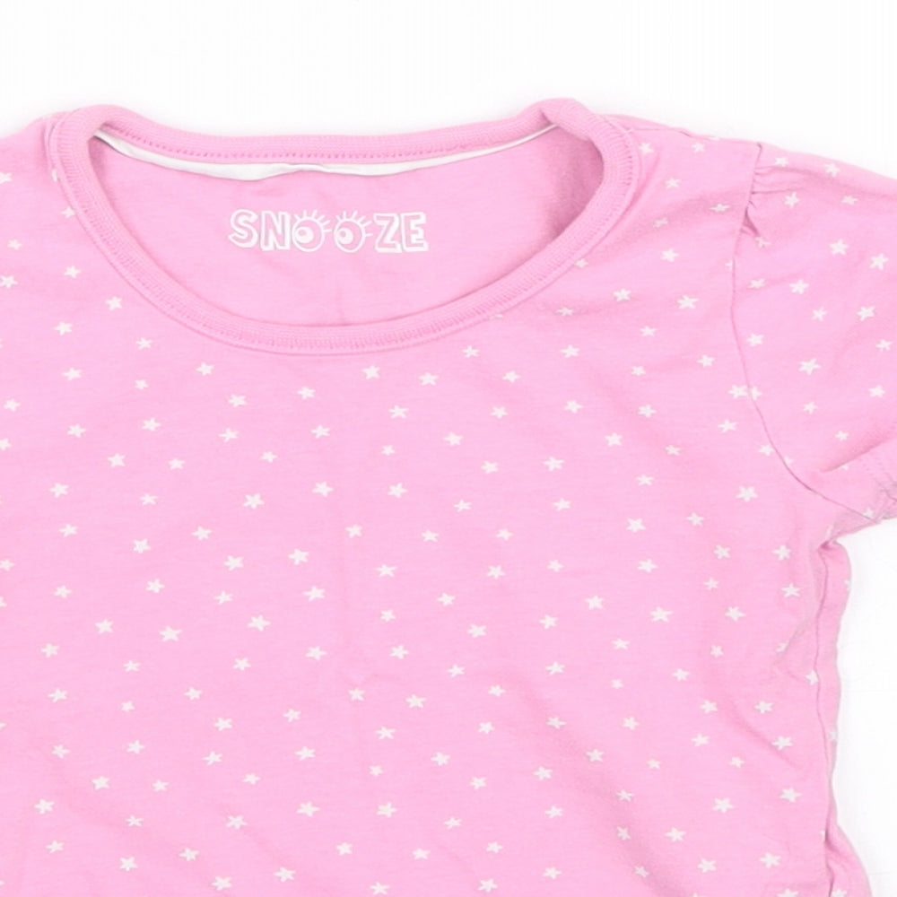 Marks and Spencer Girls Pink Spotted  Cami Pyjama Top Size 12-18 Months