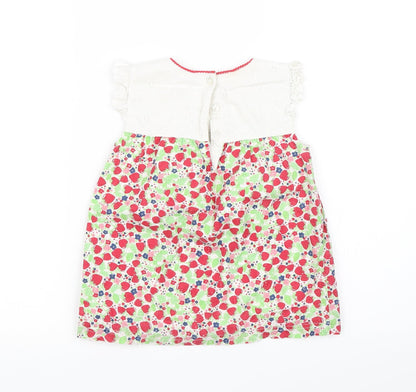 TU Girls Multicoloured   T-Shirt Dress  Size 18-24 Months