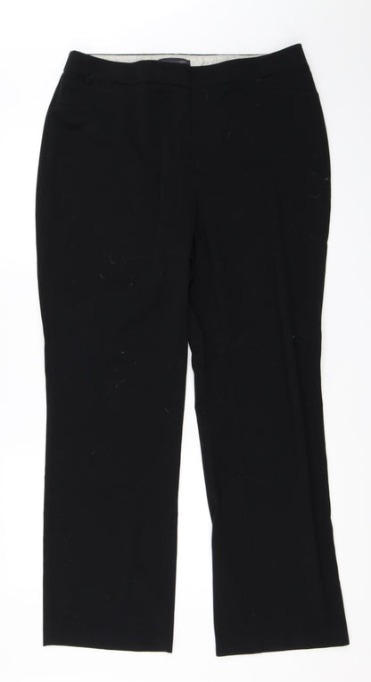 Womens UK Size 14 Marks and Spencer Regular Fit  Black Trousers