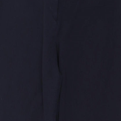 Womens UK Size 14 Marks and Spencer Regular Fit  Blue Trousers