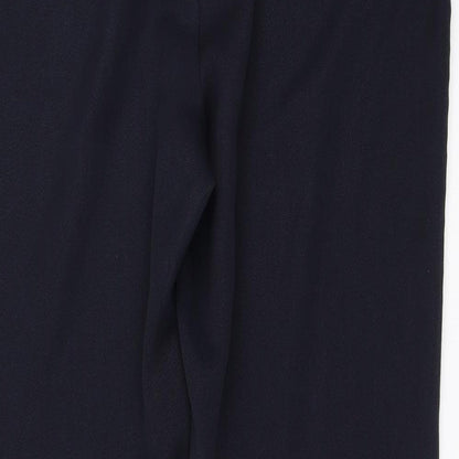 Womens UK Size 14 Marks and Spencer Regular Fit  Blue Trousers