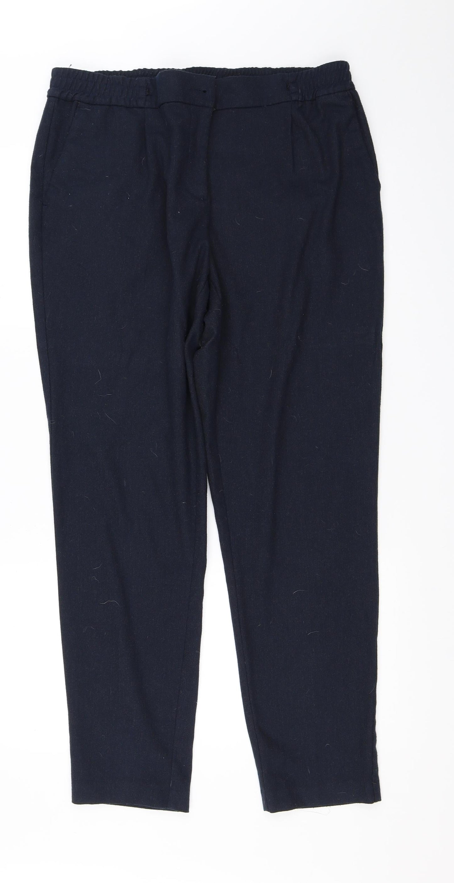 Monsoon Womens Blue   Trousers  Size 14 L29 in